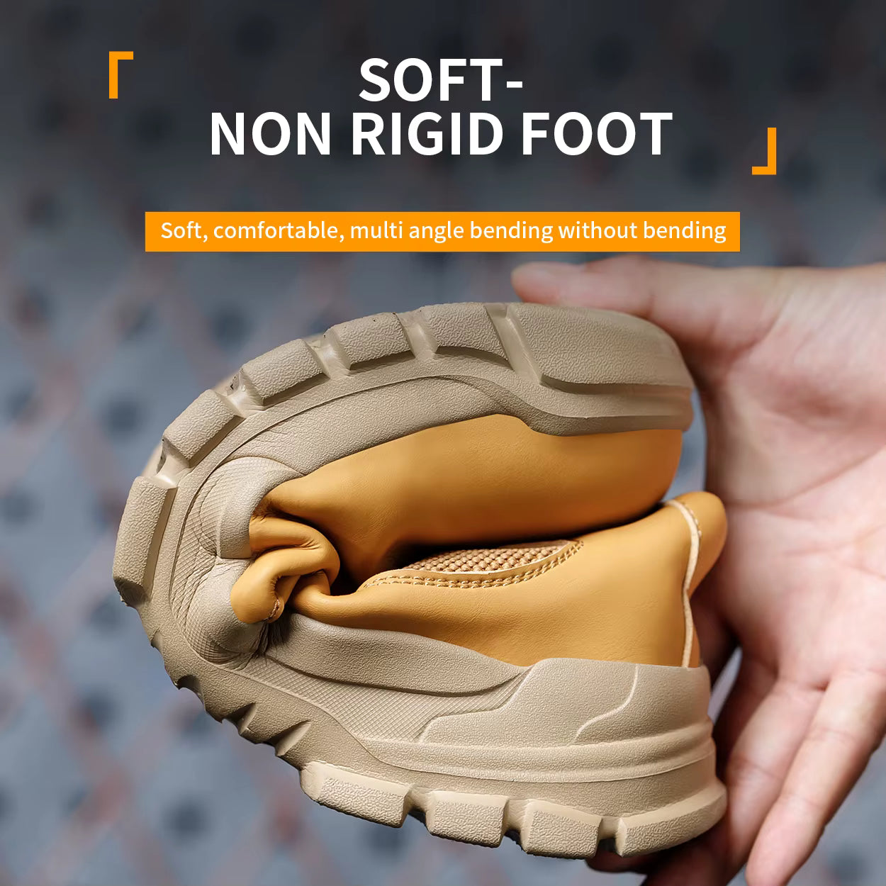 Men's Waterproof Steel Toe Safety Boots – Anti-Impact, Puncture-Resistant & Slip-Proof